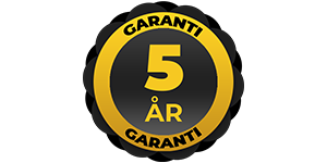 5 års garanti