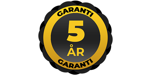 5 års garanti